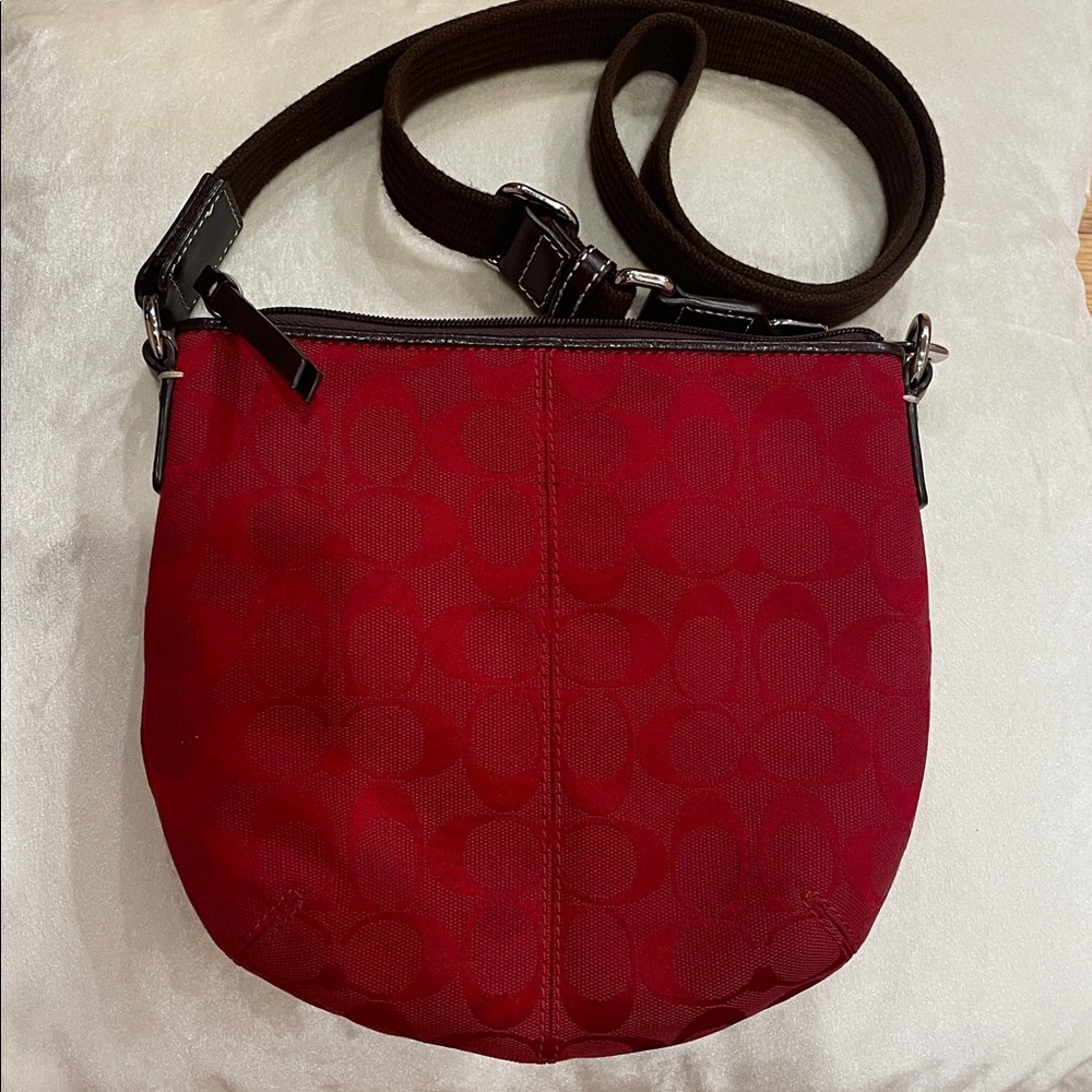 Coach Y2K Red Crossbody - Picture 3 of 11